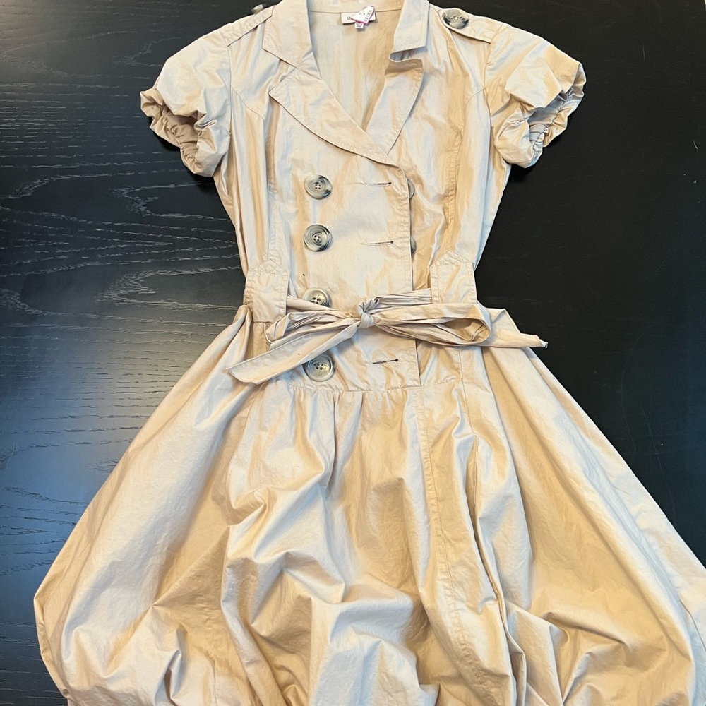 Trench coat dress